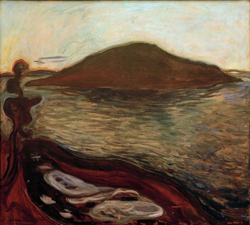 The island from Edvard Munch