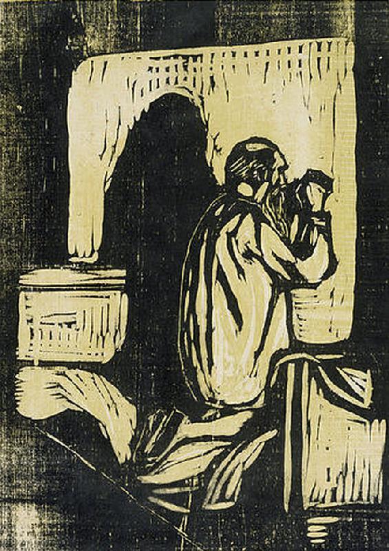 Gebet eines alten Mannes from Edvard Munch