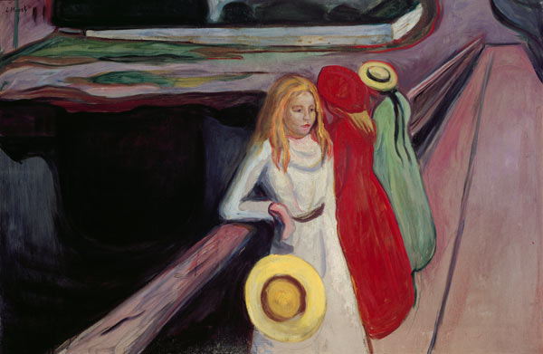 Girl on a Bridge from Edvard Munch