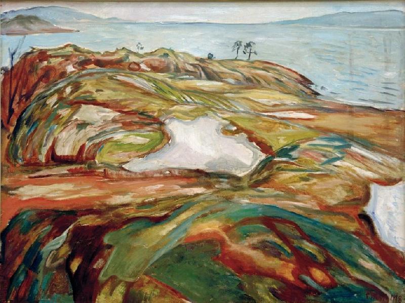 Big coastal landscape from Edvard Munch