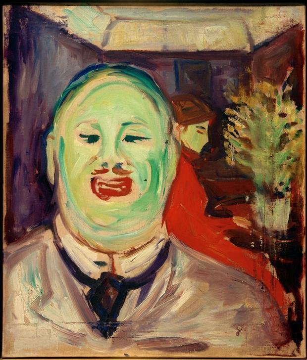 Portrait of Hendrik Lund from Edvard Munch