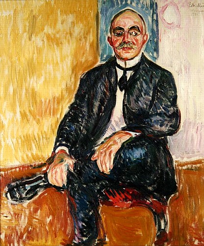 Portrait of Gustav Schiefler  from Edvard Munch