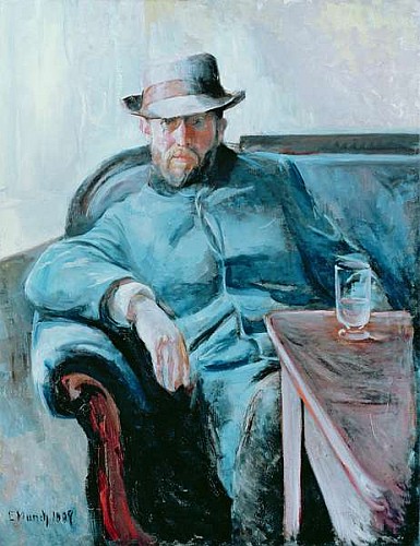 Portrait of Hans Jaeger from Edvard Munch