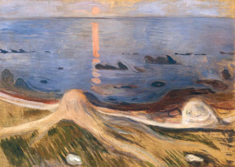 Summer Night from Edvard Munch