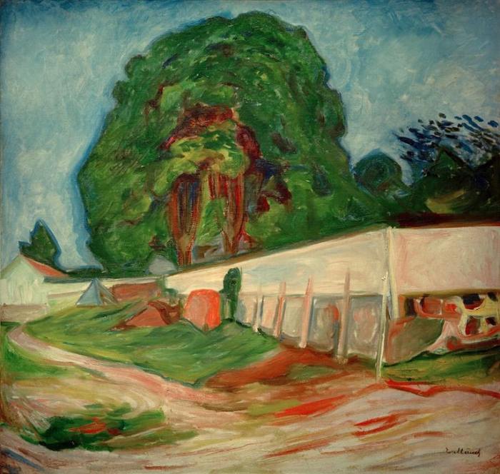 Sommernacht in Aasgaardstrand from Edvard Munch