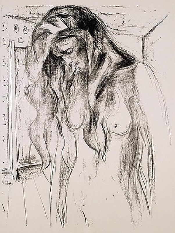 Weinendes Mädchen from Edvard Munch