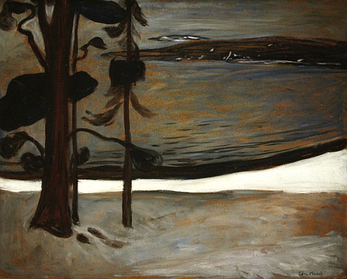 Winter in Nordstrand from Edvard Munch