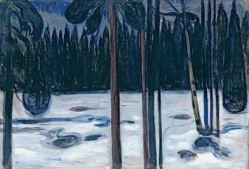 Winter Landscape  from Edvard Munch