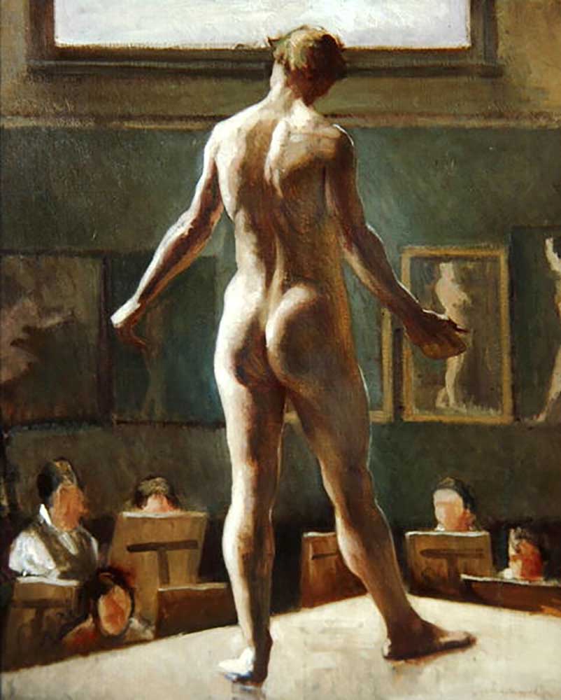 Stehende männliche Figur, 1911 from Edward Alexander Wadsworth