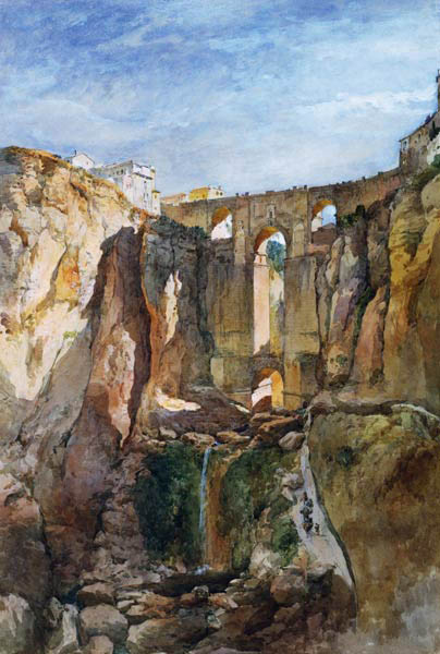 The Gorge, Ronda, Spain  & from Edward Angelo Goodall