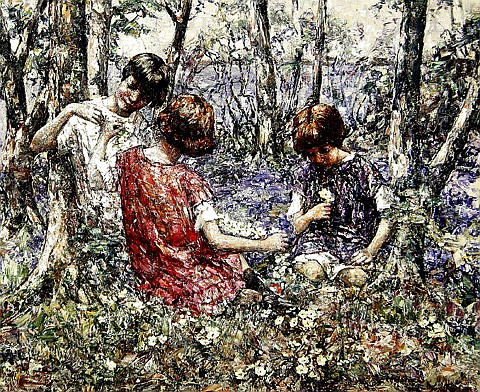 The Primrose Chain from Edward Atkinson Hornel
