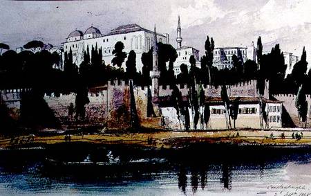 Constantinople from Edward Lear