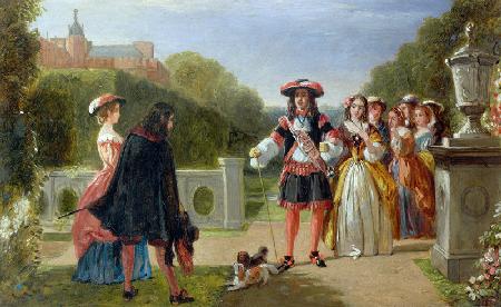 King Charles II (1630-85) and Nell Gwynne (1650-87)