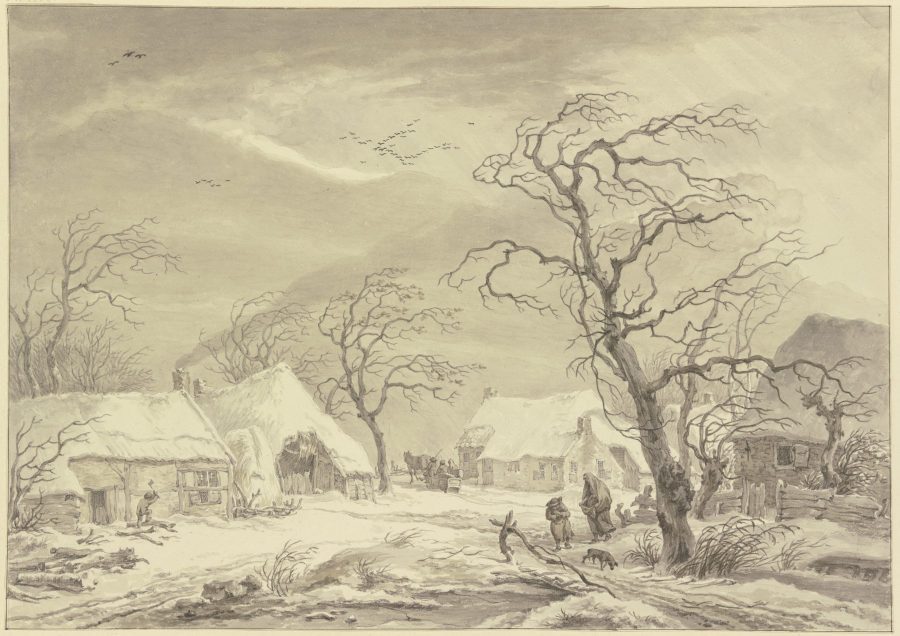 Dorf im Winter from Egbert van Drielst