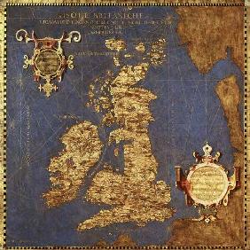 Map of the Sixteenth Century British Isles