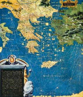 Map of Sixteenth Century Greece