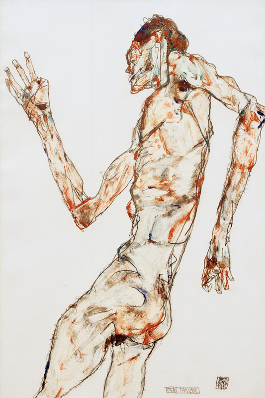 The Dancer from Egon Schiele