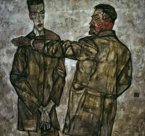 Doppelbildnis Benesch from Egon Schiele