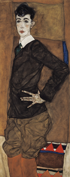 Bildnis Erich Lederer from Egon Schiele