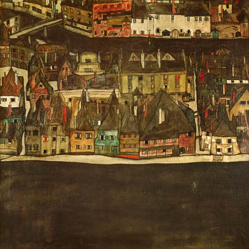 Krumau on the Molde, The Small City from Egon Schiele