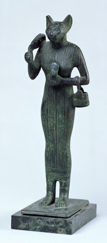 Statuette of the goddess Bastet, Third Intermediate Period from Egyptian
