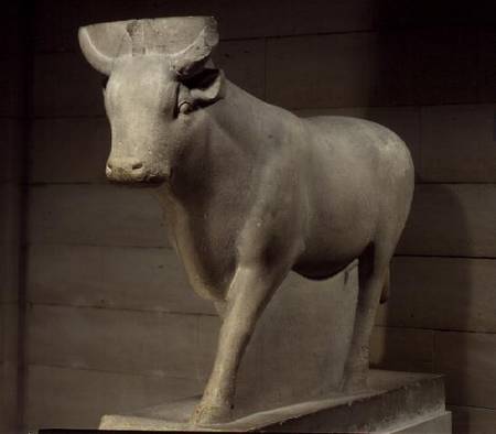 The Apis Bull, from the Serapeum, Memphis from Egyptian