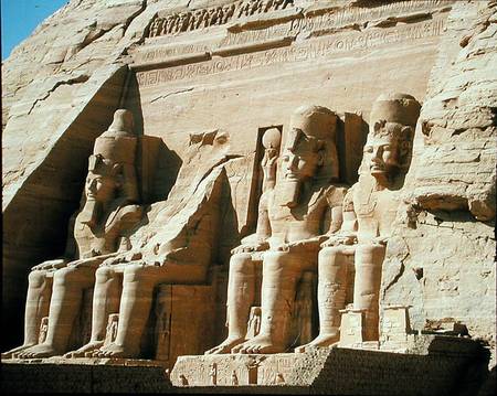 Colossal statues of Ramesses II, from the Temple of Ramesses II, New Kingdom from Egyptian