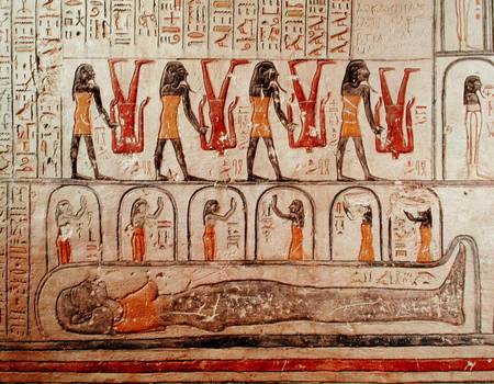 Detail from the Book of the Earth New Kingdom from Egyptian