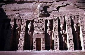 Facade of the Temple of Queen Nefertari, New Kingdom