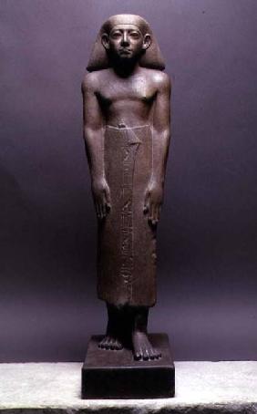 Statuette of Amenemhatankh, worker at Crocodilopolis (Fayum) from the reign of Amenemhat III, Middle