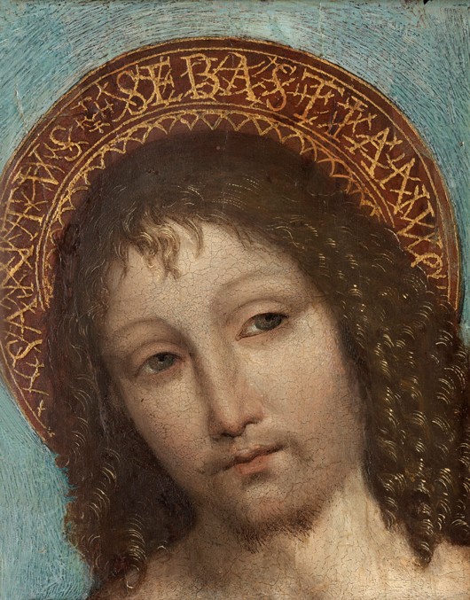Saint Sebastian from eigentl. Ambrogio da Fossano um Bergognone
