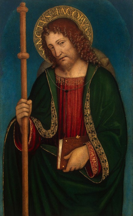 Saint James the Elder from eigentl. Ambrogio da Fossano um Bergognone