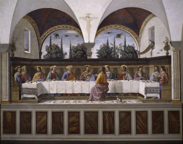 Last Supper from  (eigentl. Domenico Tommaso Bigordi) Ghirlandaio Domenico