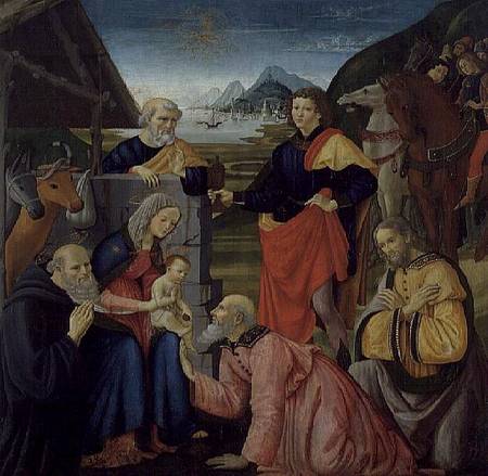 The Adoration of the Magi from  (eigentl. Domenico Tommaso Bigordi) Ghirlandaio Domenico