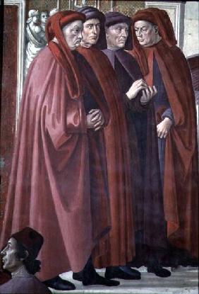 The Annunciation to St. Zaccharia (fresco) (detail)