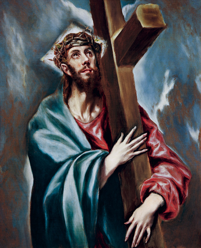 Kreuztragender Christus I from (eigentl. Dominikos Theotokopulos) Greco, El