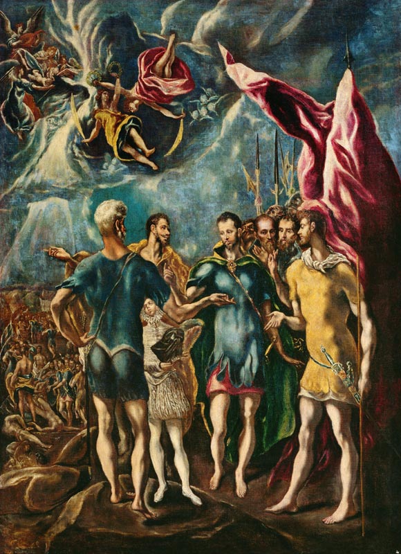 El Greco, Martyrium hl.Mauritius from (eigentl. Dominikos Theotokopulos) Greco, El