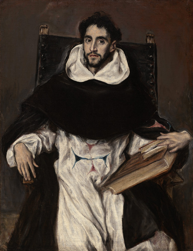 Porträt des Fray Hortensio Félix Paravicino from (eigentl. Dominikos Theotokopulos) Greco, El