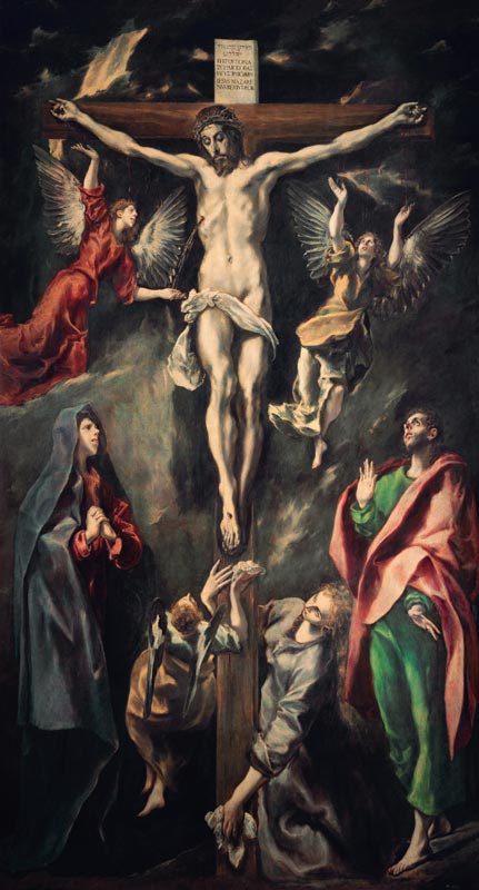 The Crucifixion from (eigentl. Dominikos Theotokopulos) Greco, El