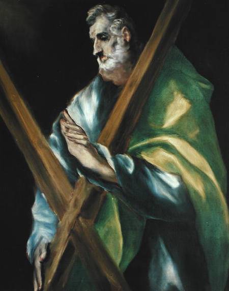 St. Andrew from (eigentl. Dominikos Theotokopulos) Greco, El