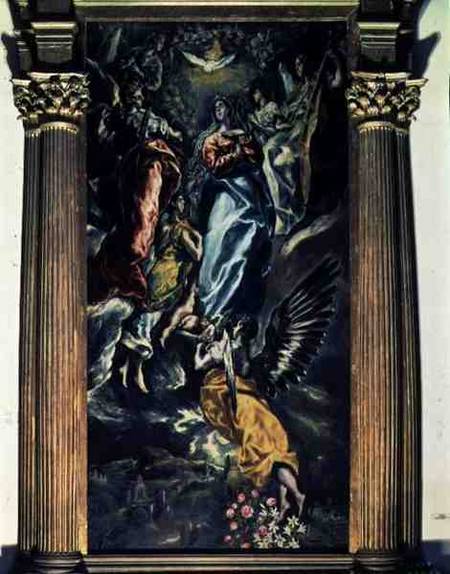 The Assumption of the Virgin from (eigentl. Dominikos Theotokopulos) Greco, El