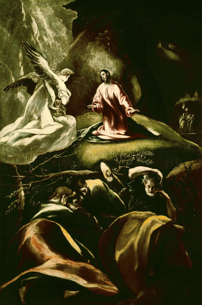 Christ on the Mount of Olives from (eigentl. Dominikos Theotokopulos) Greco, El