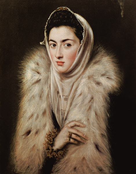 Lady with a Fur from (eigentl. Dominikos Theotokopulos) Greco, El