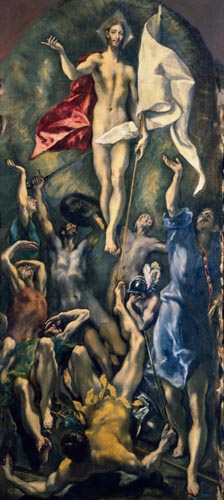 Die Auferstehung Christi. from (eigentl. Dominikos Theotokopulos) Greco, El