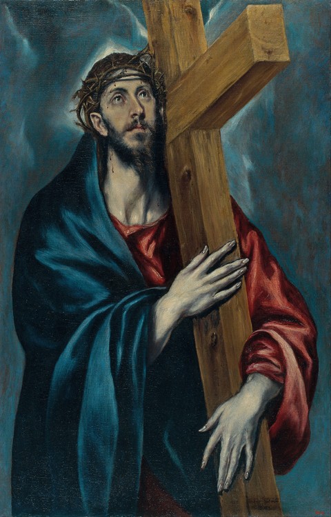 Christ Carrying the Cross from (eigentl. Dominikos Theotokopulos) Greco, El