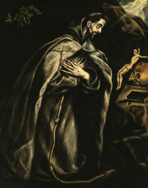 Francis of Assisi from (eigentl. Dominikos Theotokopulos) Greco, El