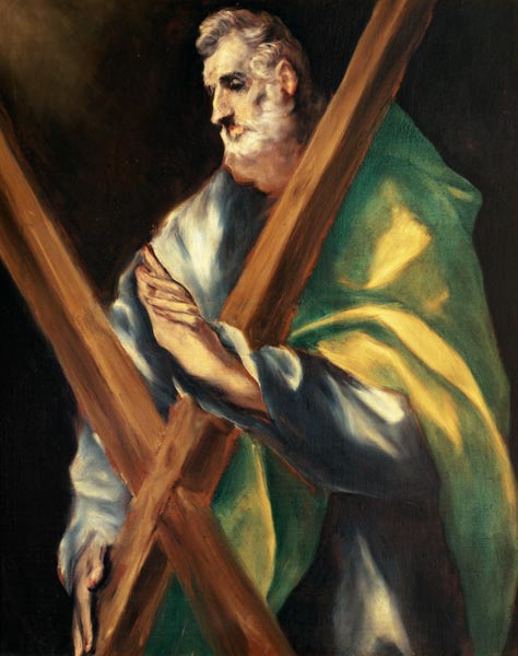 Saint Andrew from (eigentl. Dominikos Theotokopulos) Greco, El