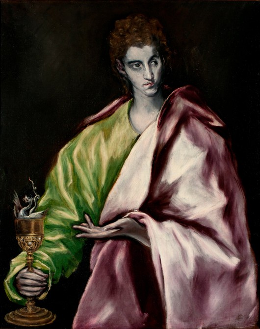 Saint John the Evangelist from (eigentl. Dominikos Theotokopulos) Greco, El