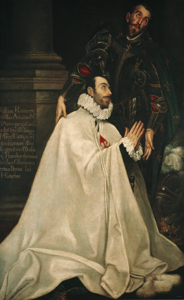Julian Romero de las Azanas with St. Julian from (eigentl. Dominikos Theotokopulos) Greco, El