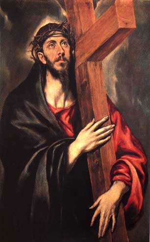 Kreuztragender Christus from (eigentl. Dominikos Theotokopulos) Greco, El